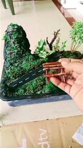 how to make a mini nature #miniaturist