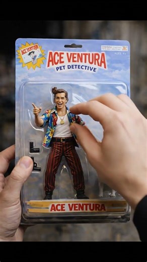 Ace Ventura Like You’ve Never Seen Him — A Legendary Pet Detective in Action Figure Form 🐾