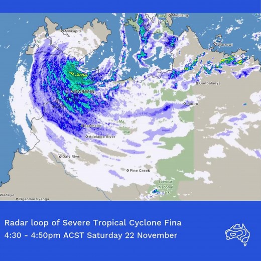 162K views · 645 reactions | Severe Tropical Cyclone Fina is now...
