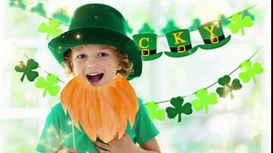 St Patricks Day Decorations Banner - Felt Shamrock Garland Saint Patricks Day for The Home Decorations Irish Pattys Ornaments Leprechaun hat