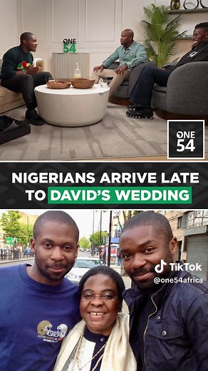 "We are just about to go into the vows. They walk to the front of the ... | david olewoyo wife