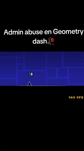 Admin abuse en geometry dash #adminabuse #geometrydash #humor