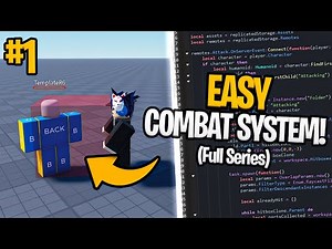 [Part1] Easy Roblox Combat System for Beginners | (Basic Roblox Services, Hitbox Detection)