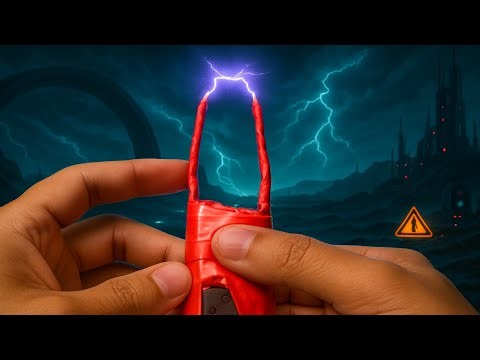 Homemade Stun Gun with Powerful Electric Arc ⚡ | DIY High Voltage Project!