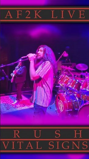 AF2K (Rush Tribute) - Vital Signs (Verse 2) #music #live #performance #tribute #rush #80s