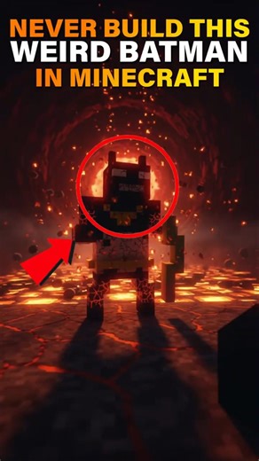 Never Build This Weird Batman In Minecraft! 🦇