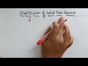 Simplification of CFG | TOC | Lec-65 | Bhanu Priya
