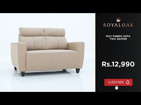 Royaloak | Mily Fabric Sofa Two Seater