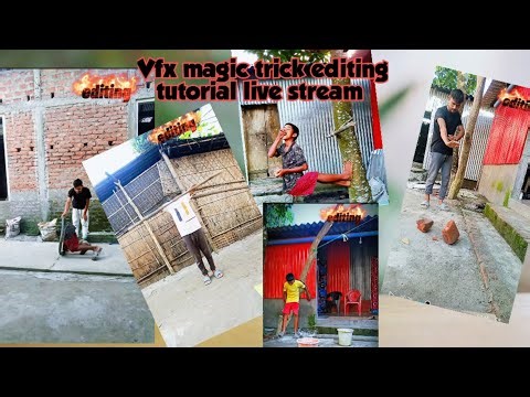 VFX Magic Trick Editing Tutorial live stream#magic#VFX