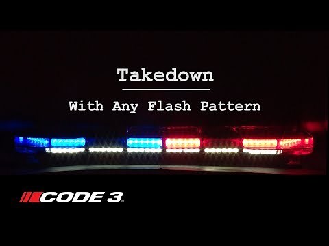 Code 3's Pursuit Lightbar Flash Patterns