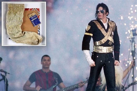 Michael Jackson’s dirty stage sock sells for nearly $9K at French auction