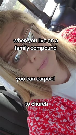 Carpool from the compound... a family that prays together stays together ❤️ off to church we go!! Its revival and we are excited!! #carpool #familycompound #church #Sunday #familia