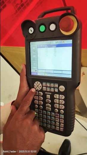 Teach pandent for robot programming #song #industrial #education #iti #physics