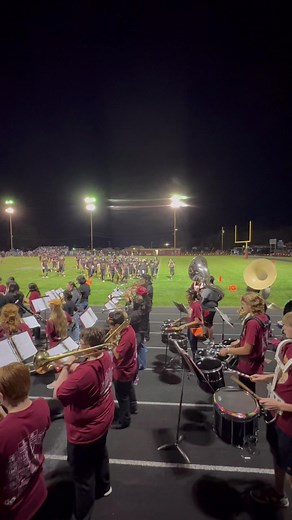 The Dalles High School Band playing the school fight song. #footballseason #marchingband #TDEVERYDAY TDHS Athletics TDHS Cheer | Kari Benjamin
