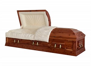 Solid Cedar Wood Coffin (Casket) - Titan Casket