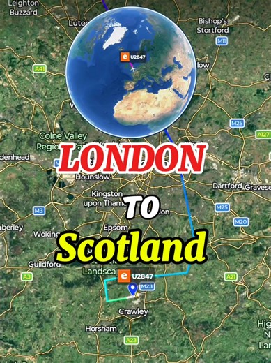Discover the Longest Flight Route in the UK: London to Scotland