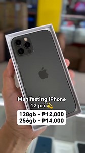 134K views · 1.2K reactions | Apple iPhone 12 pro Brandnew and sealed na po, no issue! Direct message our page for more details... 128 gb - ₱12,000 256 gb - ₱14,000 Open for Installment We deliver nationwide #ios #LegitIphoneSeller #iphone12 #iphone13 #accessoriesgift #iPhone #iphone15 #legitseller #iphone11 | Kirsten VGadgets | Facebook