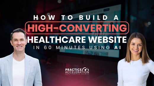How to Build a High-Converting Healthcare Website in 60 minutes using AI - The Practice Machine