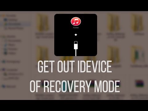 How to get out your iPhone / iPod / iPad out of recovery without restoring ios