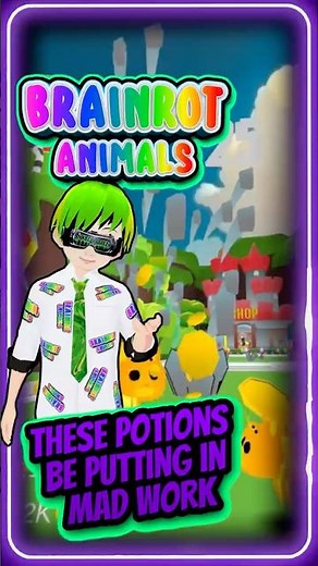 What's REALLY Happening When You Mix Potions in Brainrot Animals 🎮💪