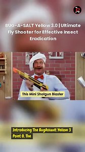 Introducing the BUG-A-SALT Yellow 3.0 – your ultimate solution for fly control! This innovative salt gun makes pest eradication easy and fun with its non-toxic approach. Perfect for outdoor use, this manual fly shooter offers a powerful way to deal with pesky insects. Say goodbye to harmful chemicals and hello to a cleaner, more effective pest control method. Get your BUG-A-SALT Yellow 3.0 now and take charge of your space! #BugASalt #FlyShooter #SaltGun #PestControl #InsectEradication #FlyContr