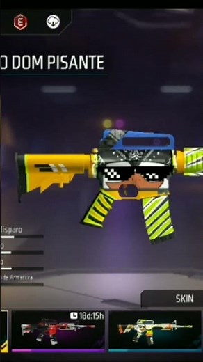 Como equipar a arma no lobby #freefire