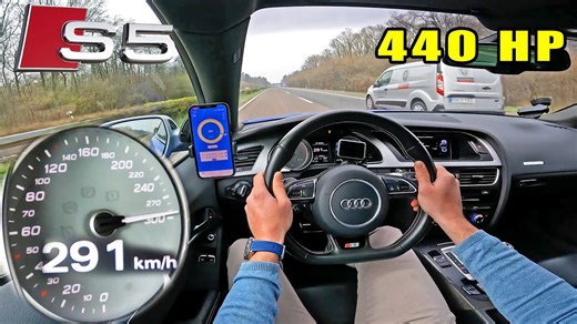 Supercharged V6 Audi S5 440HP – Empty Autobahn POV Drive