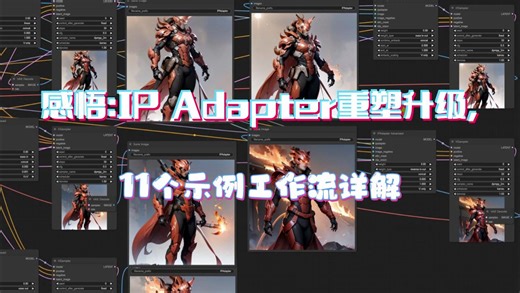 感悟:IP Adapter重塑升级,11个示例工作流详解