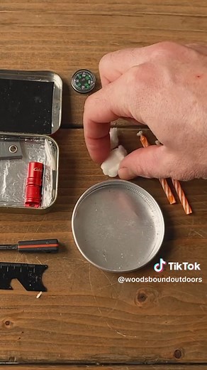 DIY Pocket Altoids tin survival kit #foryourpage #fyp #survival #survivalkit #emergencykit #bushcraft #survivaltips #diy