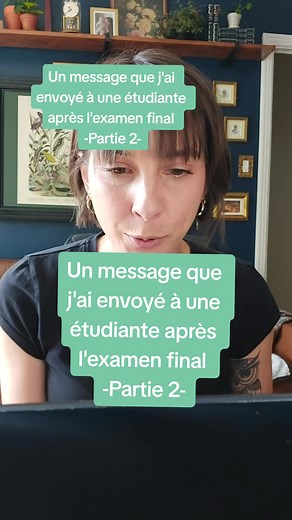 J'aime tellement créer des relations avec mes étudiants et étudiantes. J'aime leur dire que je les apprécie.#profdebio #cegep #exam #reussite #étudiants