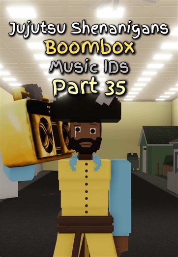 Music IDs for boombox part 35…🎵| JJS | #roblox #jujutsushenanigans #jjs #music #ids