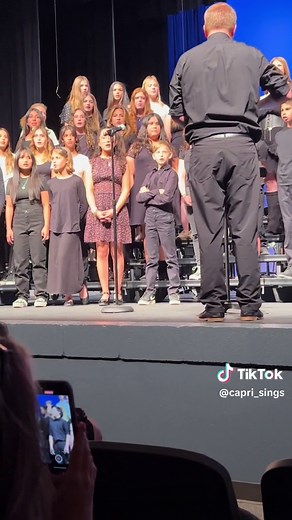 Chloe Capri: Middle School Choir Solo Performance of 'Rewrite the Stars'