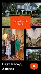 1.8K views · 34 reactions | Spring Ramble, Day 1!! We welcomed hundreds to Athens today, had 20 sites on tour...and ending the day at Historic Herty Field at UGA! Thanks so much to our Homeowners, Sponsors, and amazing Ramblers for a great first day! #athensga #uga #historichomes #architecture #tour #party #tourofhomes #exploregeorgia #georgia #dawgnation #vincedooley #godawgs #CelebrateWithUs | The Georgia Trust for Historic Preservation | Facebook
