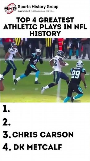 Top 4 Greatest Athletic Plays in NFL History | Pure Power, Speed & Skill 🏈🔥