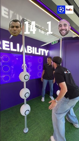 Reflex Challenge VS Cafu #FedExMoveLikeAPro #paid