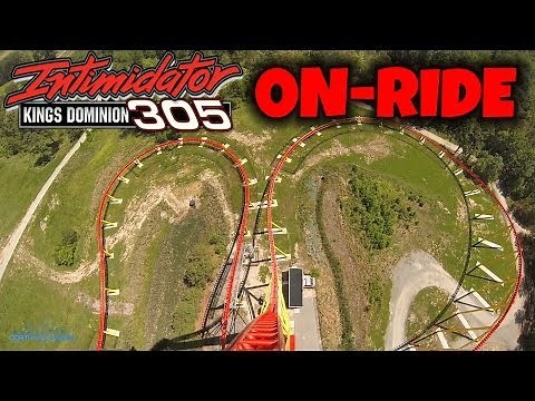 Intimidator 305 On-ride Front Seat (HD POV) Kings Dominion