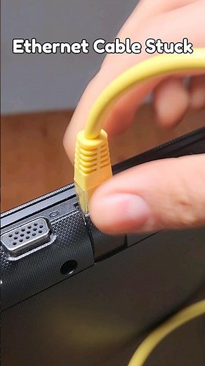 Ethernet Cable Stuck in #Lenovo #Laptop Solution