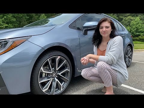Take a Tour of 2021 Corolla XSE - Celestite Color