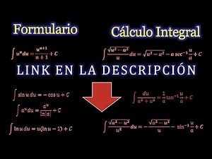 Formulario de Integrales - Descargar en PDF