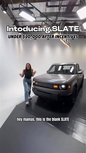 Reposting my top 3 videos 2025. Coming in second is the blank SLATE! #EV #truck #blankslate #carsofinstagram #momsofinstagram | Mobile Mama