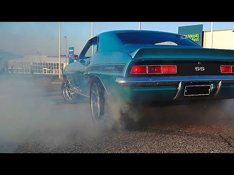 1969 CAMARO SS 540 MERLIN BIG BLOCK - INSANE BURNOUT & SOUND!!