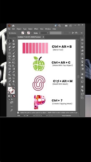Adobe Illustrator 2026 - Tips and tricks for quick keyboard shortcuts used by professionals.