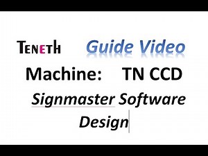 Software guide video For Teneth CCD machine
