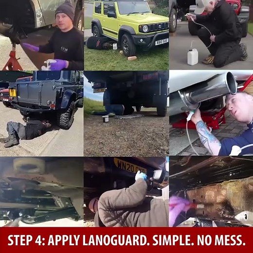 Lanoguard Rust Protection. FIVE EASY STEPS!