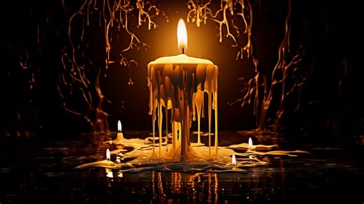 Candle, Fire, Flame. Free Stock Video