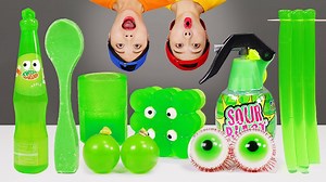 17K views · 142 reactions | Convenience Store Green Dessert Jelly Chocolate Mukbang Dona | DONA English | Facebook