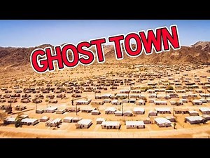 ABANDONED gigantic GHOST TOWN in the California Desert (bloody hospital found)