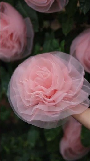 Romantic Tulle Rose Gown Reveal: Handcrafted Floral Couture🤩 #liandli #fashion #childrenswear