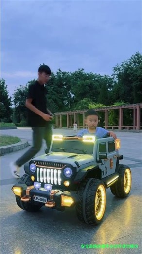 Jeep Wrangler Electric Remote Control Off-Road Toy Car for Kids #KidsToySafeRoadCar #Cruising