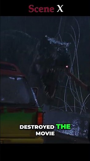 This is how Jurassic park t-rex looks behind the scenes